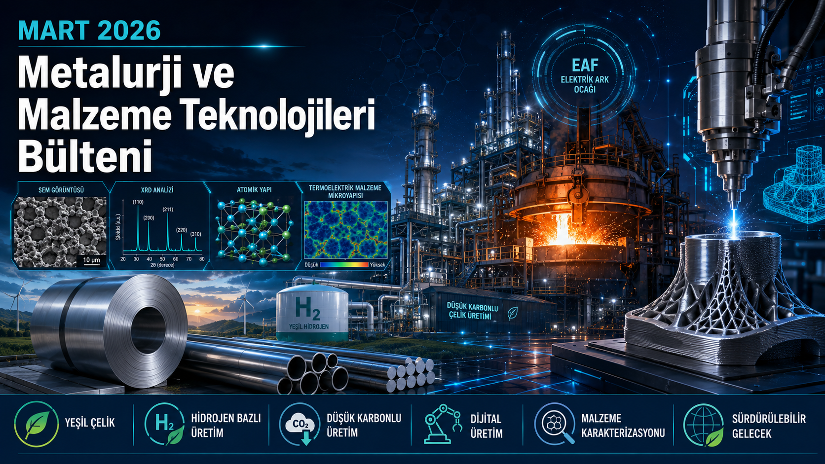 MART 2026 Metalurji ve Malzeme Teknolojileri Bülteni