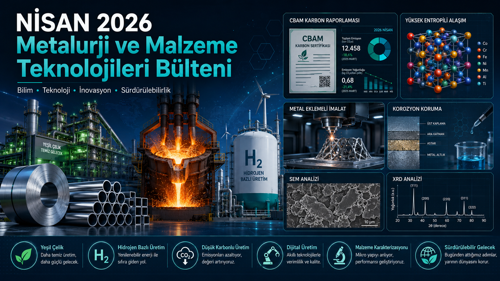 NİSAN 2026 Metalurji ve Malzeme Teknolojileri Bülteni