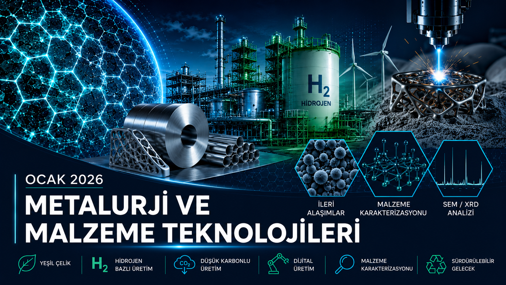 OCAK 2026 Metalurji ve Malzeme Teknolojileri Bülteni